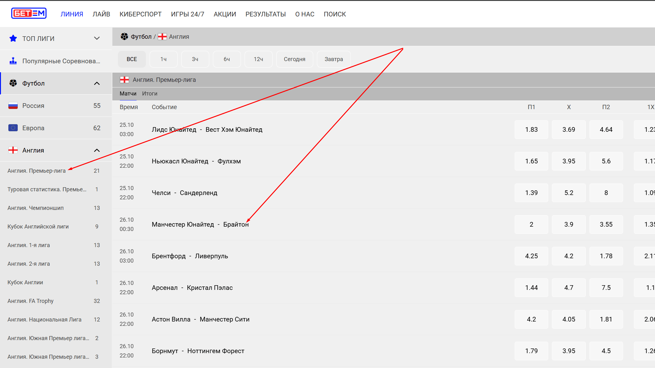 Линия Бет-М